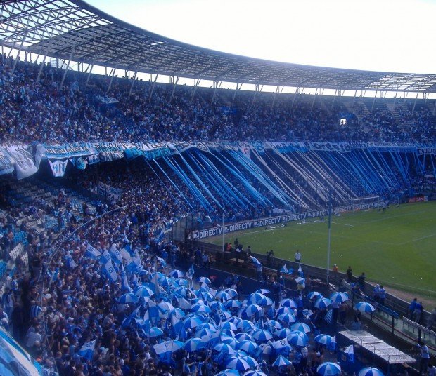 Racing Club stadium on game day