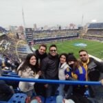 Tourists at Boca Juniors soccer game